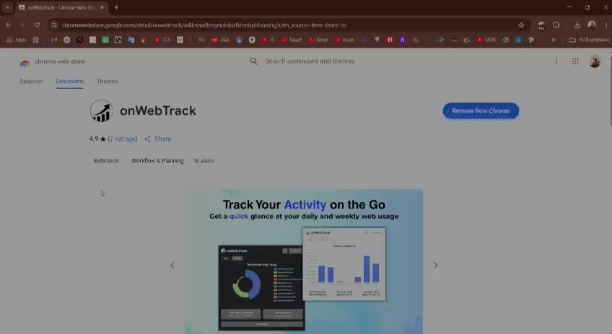 Normal Browsing demonstration